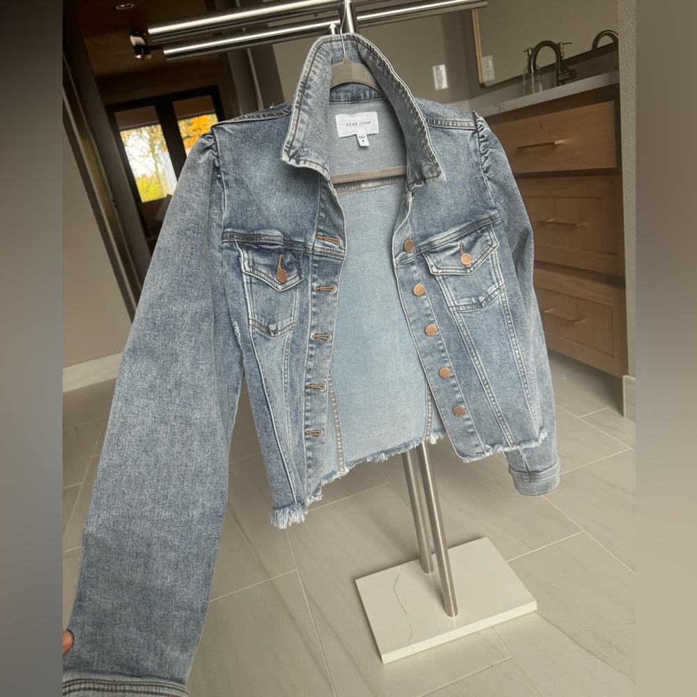 Dear John denim jacket -stretchy small